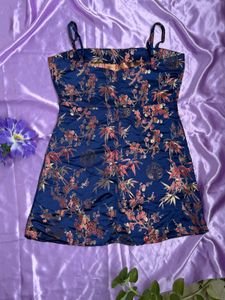 Floral Print Mini Dress