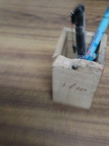 Wooden Pen Holder