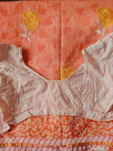 Cotton Saree with blouse