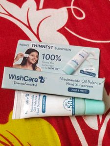 WishCare Niacinamide Oil Balance Fluid Sunscreen