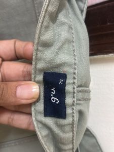 Women's Sage Green Slim Fit Pants