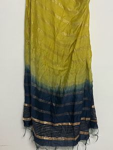 Elegant Navy Blue Kurta Set with Dupatta