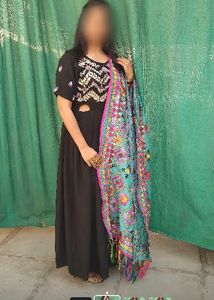 Black gown  functions for best without duptta