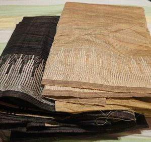 coffee brown silk cotton saree