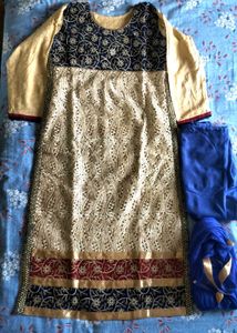 Elegant Embroidered Kurta Set
