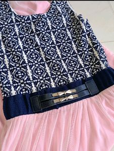 Flared Pink Frock For Pretty Girls 🩷💃