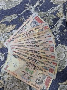 10 pcs lot Vintage 1000 Rupee Notes Collection
