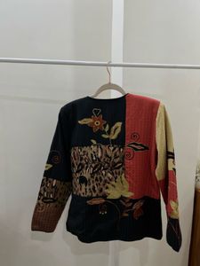 Embroidered Patchwork Floral  Motifs Blazer