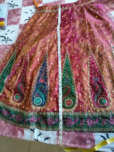 New Embroidered Lehenga Choli Set (Worn Once)