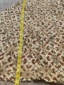 Elegant Cream Kurti with Floral Embroidery