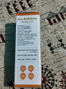 Sea Buckthorn Beery Oil