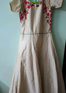 Elegant Embroidered Ethnic Gown