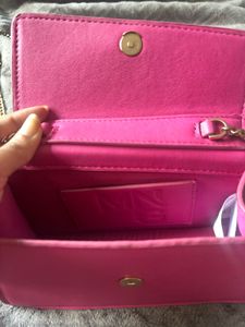 Mango Hot Pink Mini Handbag