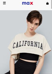 Oversized Crop T-shirt