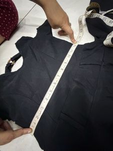 Elegant Black Anarkali Gown