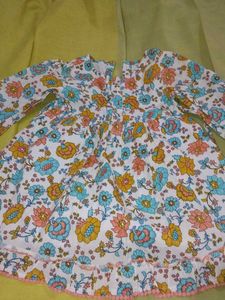 Cute Floral Print Dress for Girls