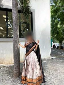 Full stitched Dhavani - Half saree