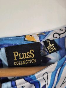 pluss blue top
