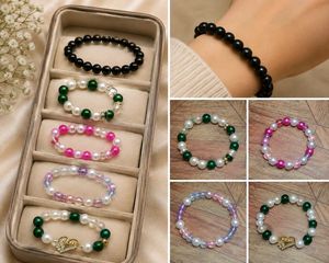 Charming Beaded Bracelets &amp; Rings Set
