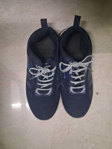 Stylish Men's Dark Blue Sports Shoes