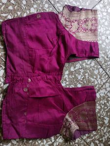 Magenta Blouse