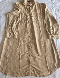 Women's Beige Shirt Dress