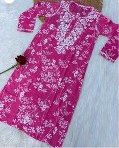 Zainab Mul-Mul Chikankari Kurti