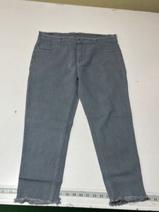 Women Slim Fit Grey 1button Jeans