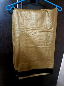 Gold & Black Saree