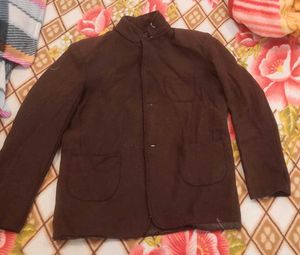 brown school coat
