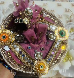 Laddu Gopal Krishna Dress Size 2,3 With Pagdi