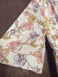 Elegant Floral Tiered Midi Dress