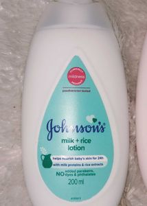 Combo Of Johnson's Baby Lotion Two Flavours