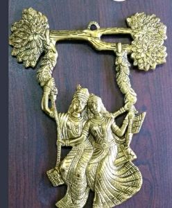 Radha Krishna Tree Jhuka Wall Hanging Decor