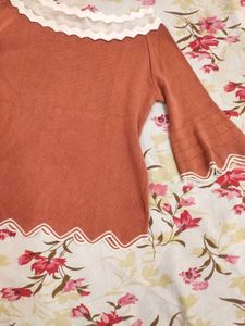 Terracotta Bell Sleeve Top