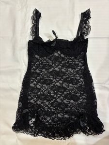 Black Lace Babydoll