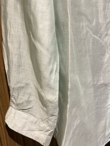 Elegant Sea Green Button-Up Shirt