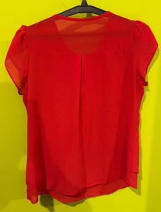 Red Bow Blouse