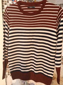 brown sweatshirt