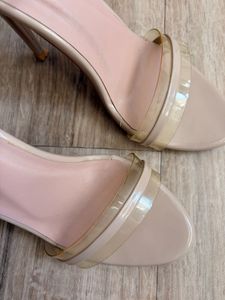 Stylish Nude Strappy Heels