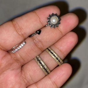 COMBO 3 Nosepins&Toe rings