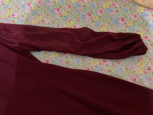 Shein Maroon Blazer Dress