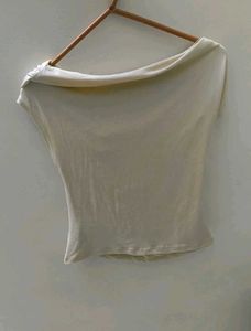 Off-Shoulder Draped Top