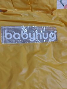 Babyhug Yellow Dino Raincoat for Kids
