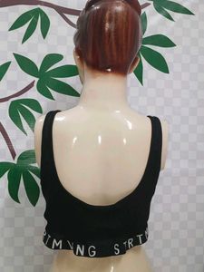 (800)Black Tank Top