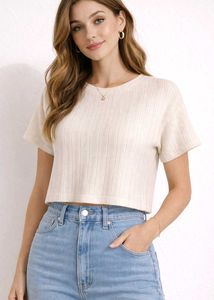 White Knit Top 🤍