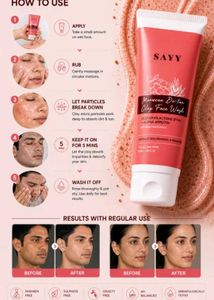 SAYY Moroccan De-tan Clay Face Wash