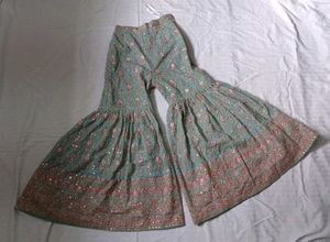 Embroidered Sharara Pants