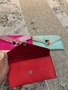 COMBO OF 4- Embroidered Clutch Purses
