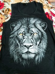 Unisex Lion Graphic Tank Top